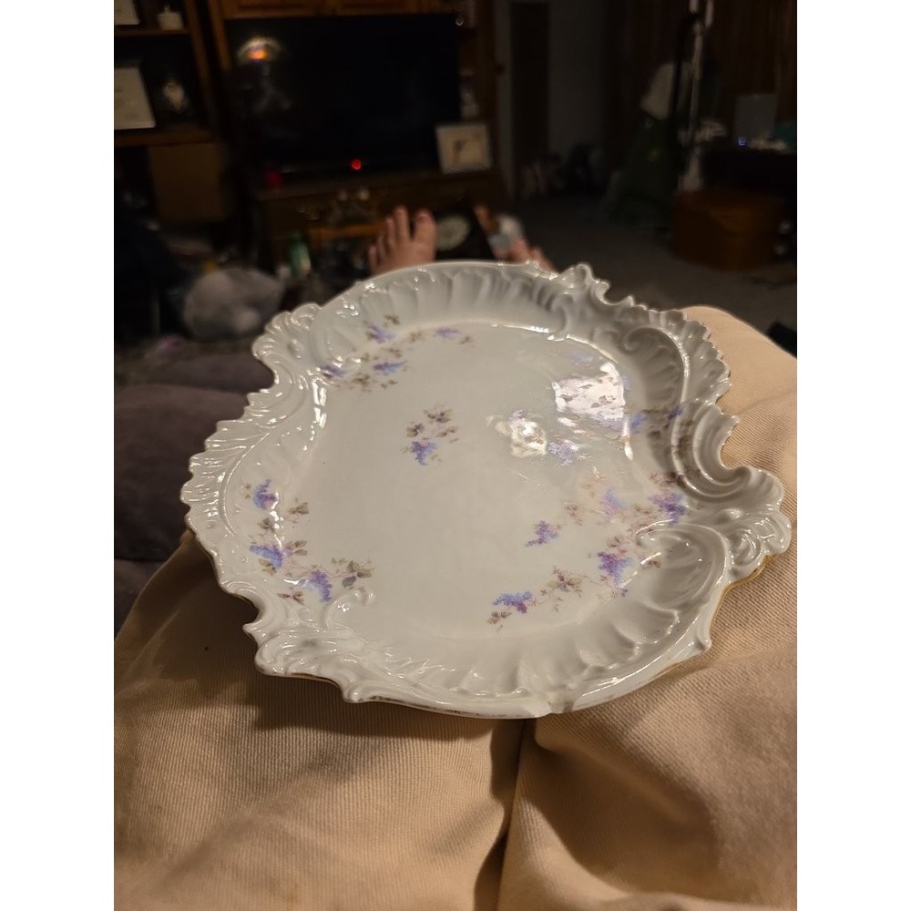 Antique Imperial‎ Vienna Austria Porcelain Serving Plate